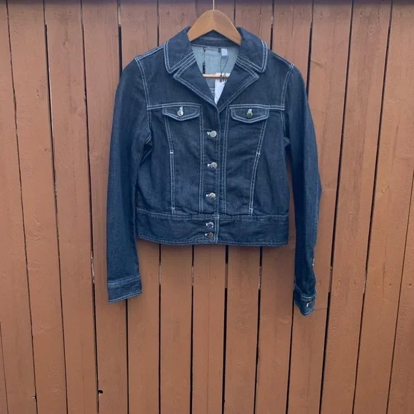 T Tahari | NWT Jean Jacket Size Small - Picture 3 of 13